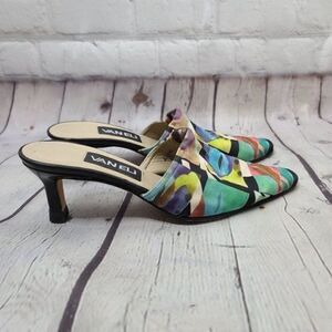 Vintage 80s 90s Vaneli Lip Pop Art Heels